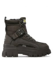 Buffalo Trzewiki Aspha Com1 Laceup Mi BN1622160 Khaki. Brązowe botki Buffalo, bez wzorów, ze skóry, bez obcasa, na płaskiej podeszwie, bez zapięcia. Za 619.99 zł.