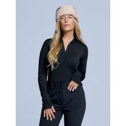 Pully - Damskie - Four Seasons Lightweight 2.0 - Czarne. Czarne bielizna termoaktywna damska POEDERBAAS, bez wzorów, z elastanu, bez ramiączek, narciarskie. Za 234.14 zł.