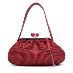 Torebka Weekend Max Mara. Czerwone kopertówki Weekend Max Mara, bez wzorów, wizytowe, bez dodatków. Za 1,579.00 zł.