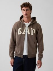 GAP Bluza w kolorze brązowym rozmiar: XL. Brązowe bluzy z kapturem GAP, xl, bez wzorów, bez kaptura. Za 122.96 zł.