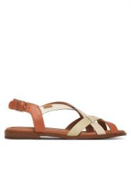 Pikolinos Sandały Algar W0X-0556C7 Pomarańczowy. Brązowe sandały Pikolinos, bez wzorów, ze skóry, bez obcasa, na płaskiej podeszwie, bez zapięcia. Za 449.99 zł.