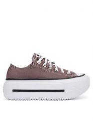 Converse Trampki Chuck Taylor All Star Lift Double Stack A20562C Brązowy. Brązowe trampki Converse, bez wzorów, z materiału, retro, bez zapięcia. Za 399.99 zł.