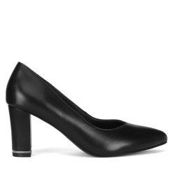 Czółenka Lasocki. Czarne czółenka Lasocki, bez wzorów, bez obcasa, bez zapięcia. Za 239.99 zł.