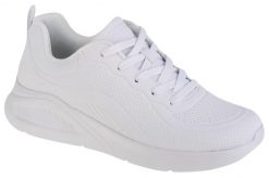 Buty do chodzenia damskie Skechers Bobs Buno How Sweet. Białe buty treningowe Skechers, bez wzorów, z materiału, bez zapięcia, trekkingowe. Za 249.99 zł.