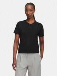 KARL LAGERFELD T-Shirt B2W17094 Czarny Regular Fit. Czarne t-shirty KARL LAGERFELD, s, bez wzorów, z bawełny, bez kołnierzyka, bez ramiączek. Za 259.99 zł.