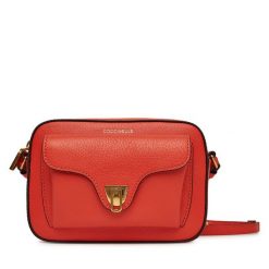 Torebka Coccinelle. Brązowe listonoszki Coccinelle, bez wzorów, bez dodatków. Za 839.99 zł.