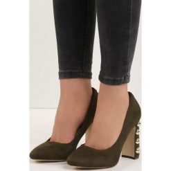 Khaki Czółenka True Love. Czółenka marki Kazar. Za 69.99 zł.