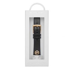 Wymienny pasek do zegarka Apple Watch Michael Kors. Czarne paski Michael Kors, bez wzorów. Za 379.99 zł.
