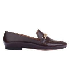 Marco Shoes Baleriny ze złotym łańcuchem brązowe. Brązowe baleriny bez wzorów, bez obcasa, bez zapięcia. W wyprzedaży za 339.00 zł.