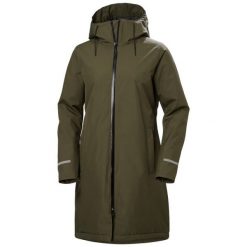 Kurtka damska Helly Hansen Aspire Rain. Zielone kurtki Helly Hansen, bez wzorów, eleganckie, bez kaptura. W wyprzedaży za 818.50 zł.