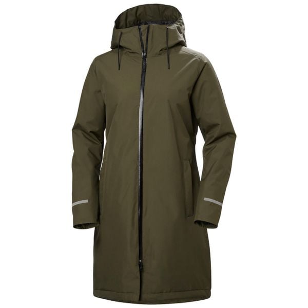 Kurtka damska Helly Hansen Aspire Rain. Zielone kurtki Helly Hansen, bez wzorów, eleganckie, bez kaptura. W wyprzedaży za 818.50 zł.