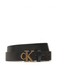 Calvin Klein Pasek Damski K60K612289 Czarny. Czarne paski Calvin Klein, bez wzorów, ze skóry. Za 239.99 zł.