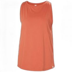 Damski tank top Helly Hansen Tech Split Back. Brązowe topy Helly Hansen, bez wzorów, bez kołnierzyka, bez ramiączek. Za 195.00 zł.