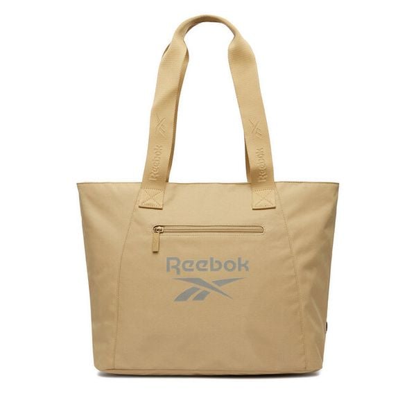 Torebka Reebok. Brązowe shopper bag Reebok, bez wzorów, bez dodatków. Za 79.99 zł.