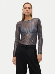 Vero Moda Bluzka Safina 10317016 Szary Regular Fit. Szare bluzki Vero Moda, s, bez wzorów, z syntetyku, bez kołnierzyka, bez ramiączek. Za 99.99 zł.