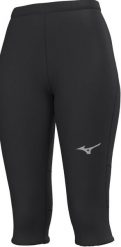 Damskie legginsy 3/4 Mizuno MZNRB. Czarne legginsy Mizuno, bez wzorów, z materiału, eleganckie. Za 211.95 zł.