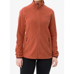 Bluza polarowa damska Vaude Rosemoor Fleece Jacket II. Czerwone bluzy bez kaptura Vaude, bez wzorów, z polaru, trekkingowe. Za 262.49 zł.