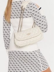 Guess Torebka Cristi HWTG81 39210 Écru. Torebki klasyczne Guess, z aplikacjami, ze skóry, bez dodatków. Za 389.99 zł.