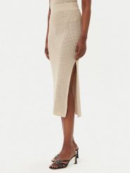 Marella Spódnica ołówkowa Arak2 2513301022 Beżowy Slim Fit. Brązowe spódnice Marella, s, bez wzorów, z bawełny, ołówkowe. Za 629.99 zł.