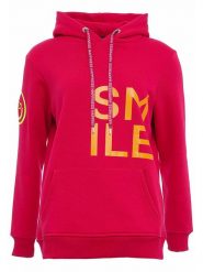 Zwillingsherz Bluza "Alissa 2.0" w kolorze czerwonym rozmiar: L/XL. Czerwone bluzy z kapturem Zwillingsherz, l, bez wzorów, z kapturem. Za 185.76 zł.