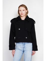 ASSUILI Kurtka przjściowa w kolorze czarnym rozmiar: 34. Czarne kurtki Assuili, bez wzorów, bez kaptura. Za 382.99 zł.