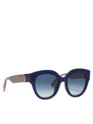 Furla Okulary przeciwsłoneczne WD00117 BX1892 3346S Granatowy. Niebieskie okulary przeciwsłoneczne Furla, bez wzorów, z tworzywa sztucznego. Za 349.99 zł.