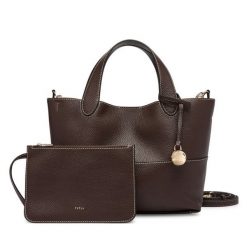 Torebka Furla. Brązowe torebki klasyczne Furla, bez wzorów, klasyczne, bez dodatków. Za 1,659.00 zł.