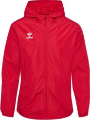 Niezbędna bluza dresowa Hummel Aw. Czerwone bluzy Hummel, xl, bez wzorów, z dresówki, klasyczne, bez ramiączek, bez kaptura. Za 194.05 zł.
