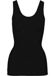 Top wyszczuplający shape, silny stopień modelowania sylwetki. Czarne bielizna modelująca bonprix, bez wzorów, z koronki. Za 94.99 zł.
