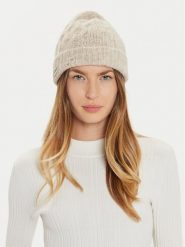 PINKO Czapka 104476 A28Y Beżowy. Brązowe czapki zimowe Pinko, bez wzorów, z wełny. Za 559.99 zł.