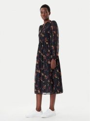 ONLY Sukienka codzienna Eliza 15355021 Czarny Regular Fit. Czarne sukienki ONLY, na co dzień, l, bez wzorów, z syntetyku, bez kołnierzyka, bez ramiączek, proste. Za 209.99 zł.