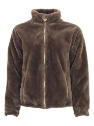 Peak Mountain Kurtka polarowa "Arendel" w kolorze brązowym rozmiar: S. Brązowe kurtki Peak Mountain, s, bez wzorów, z polaru, bez kaptura. Za 243.45 zł.