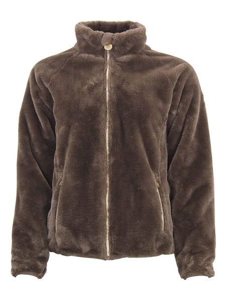 Peak Mountain Kurtka polarowa "Arendel" w kolorze brązowym rozmiar: S. Brązowe kurtki Peak Mountain, s, bez wzorów, z polaru, bez kaptura. Za 205.45 zł.