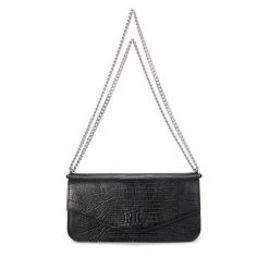 Torebka LAUREN RALPH LAUREN. Czarne kopertówki Lauren Ralph Lauren, bez wzorów, wizytowe, bez dodatków. Za 1,039.00 zł.