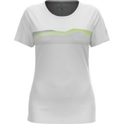 Koszulka z krótkim rękawem damska ODLO F-Dry Ridgeline T-Shirt Crew Neck. Białe t-shirty sportowe ODLO, l, bez wzorów, z materiału, bez ramiączek, trekkingowe. Za 216.15 zł.