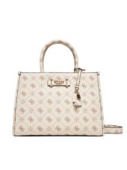 Guess Torebka Silia HWGP98 90220 Écru. Torebki klasyczne Guess, z aplikacjami, ze skóry, bez dodatków. Za 579.99 zł.