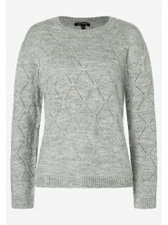 More & More Sweter w kolorze szarym rozmiar: 42. Szare swetry More & More, bez wzorów, bez ramiączek. Za 171.68 zł.