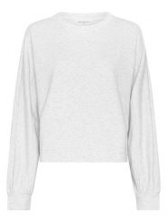 MOSS COPENHAGEN Bluza "Briena" w kolorze jasnoszarym rozmiar: XS/S. Szare bluzy Moss Copenhagen, s, bez wzorów, z bawełny, bez ramiączek, bez kaptura. Za 122.38 zł.