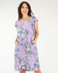 Lniana sukienka w delikatne kwiaty. Sukienki Unisono, l, bez wzorów, z elastanu, bez kołnierzyka, bez ramiączek, mini. Za 229.00 zł.