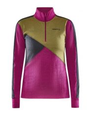 Craft ADV Nordic Wool HZ W – Damska bluza z wełny merino z półzamkiem –. Szare bluzy bez kaptura Craft, l, bez wzorów, z poliamidu, bez kaptura, na fitness i siłownię. Za 279.00 zł.