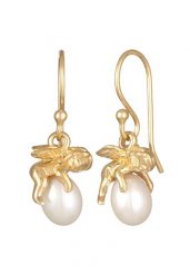 Elli Damskie kolczyki Anioł Stróż Elegancki wisiorek z perłą hodowlana słodkowodną ze srebra próby 925 Sterling Silver Kolczyki 1 ct. Szare kolczyki Elli, z perłą, srebrne. Za 248.99 zł.