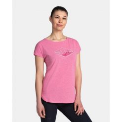 Damski bawełniany t-shirt Kilpi NELLIM-W. Zielone t-shirty Kilpi, xs, bez wzorów, z bawełny, sportowe, bez kołnierzyka, bez ramiączek. Za 75.03 zł.