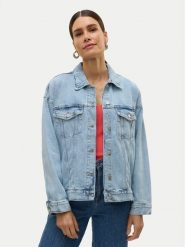 Vero Moda Kurtka jeansowa Tessa 10329868 Niebieski Relaxed Fit. Niebieskie kurtki Vero Moda, l, bez wzorów, z bawełny, bez kaptura. Za 239.99 zł.