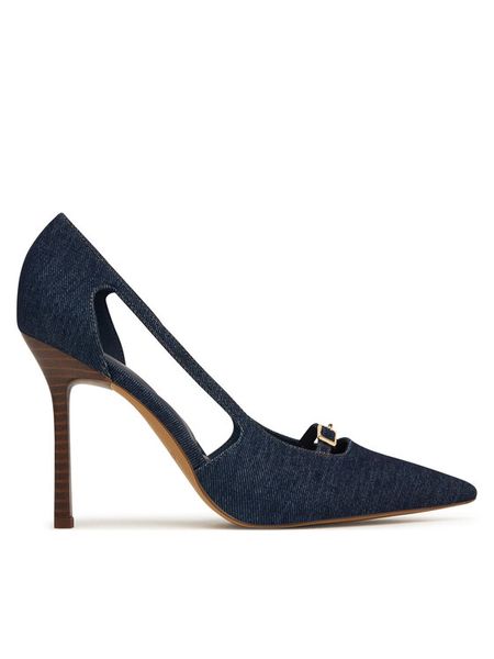 Aldo Szpilki Herbey 14403561 Granatowy. Niebieskie szpilki Aldo, bez wzorów, z materiału, bez obcasa, na szpilce, bez zapięcia. Za 339.99 zł.