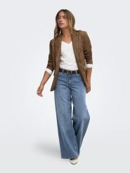 JDY Dżinsy "Ruby" - Wide Leg fit - w kolorze niebieskim rozmiar: L/L32. Niebieskie jeansy JDY, l, z aplikacjami, ze skóry, klasyczne. Za 159.95 zł.