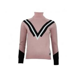 Damski sweter z golfem Peak Mountain Adonie. Czerwone swetry Peak Mountain, bez wzorów, sportowe, bez ramiączek. Za 269.00 zł.