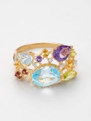 DIAMANTA Złoty pierścionek "Valéria" z diamentami rozmiar: 54. Żółte pierścionki DIAMANTA, z cyrkonią, złote. Za 2,066.99 zł.