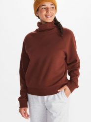 Marmot Bluza "Rowan" w kolorze brązowym rozmiar: XS. Brązowe bluzy Marmot, s, bez wzorów, z bawełny, bez kaptura. Za 172.08 zł.