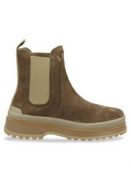 Gant Sztyblety Wintly 29553793 Brązowy. Brązowe botki Gant, bez wzorów, ze skóry, bez obcasa, na płaskiej podeszwie, bez zapięcia. Za 399.99 zł.