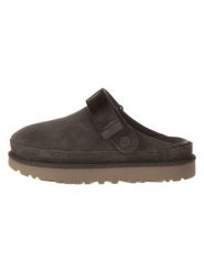UGG Skórzane kapcie "Goldenstar" w kolorze jasnobrązowym rozmiar: 36. Brązowe kapcie UGG, bez wzorów. Za 461.21 zł.